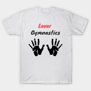 Simple Gymnastics Heart Gift for Avid Gymnasts T-Shirt